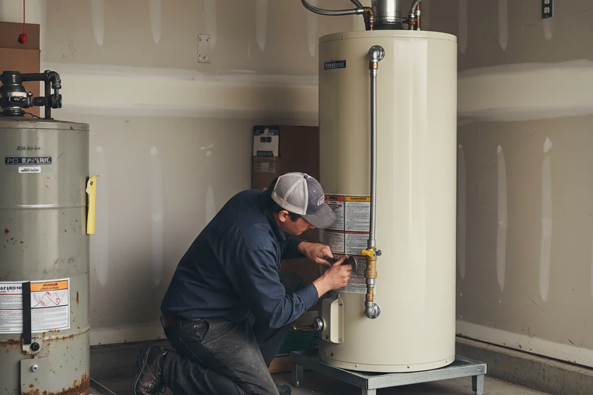 Water heater and shutoff valve replacement in Donalsonville